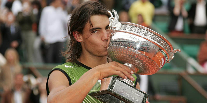 Chức vô địch Roland Garros 2005 đã đưa tên tuổi Rafael Nadal bay cao